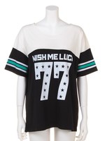 WISH ME LUCK Tシャツ/ブラック