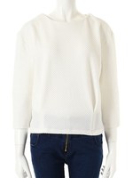 【ECURY】タックトップス/ホワイト