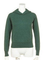 【FEMININE】フェレット混コンパクトニットPK/グリーン