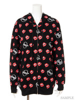 キックアスジップパーカ/ブラック