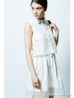 スコールシャツドレス/ホワイト