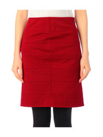 ポンチ切り替えタイトスカート/レッド系(062)