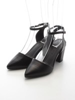 アンクルストラップサンダル/BLACK