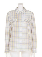 BIJOUX FLAP CHECK/ホワイト