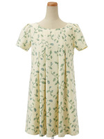 Oツボミガラワンピ/ライトブルー