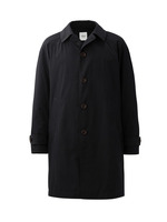 PEメモリーチェックステンカラーコート/ネイビー(293)