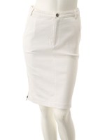 【Edit Sheen】サイドZIPタイトスカート/ブルー