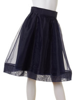 オーガンジースカート/NVY