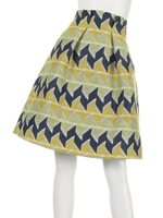 セネガルジャガードスカート/YEL
