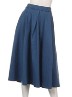 デニムフレアースカート/IND