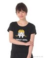 ロンリーガールプリントＴシャツ/グレー