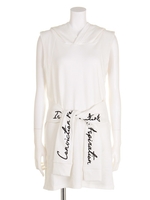 腰巻き裏毛OP/WH