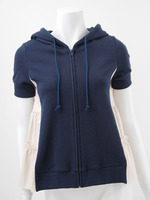 裏毛コットン    ティアードパーカー/PK