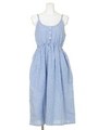 Gauze Summer Dress/bluestripe