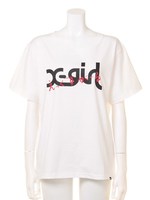 【X-girl × 書道家 万美】MAMI FOR XGIRL S/S BIG TEE/WHITE