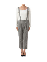 ギャバサロペットパンツ/ブラック(019)