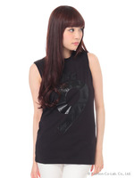 HWMナンバープリントノースリーブTシャツ/White