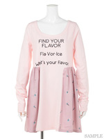 Iscream long sleeve dress/PINK