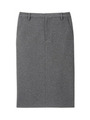 [L]カットソータイトスカート/ダークグレー(913)