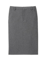 [L]カットソータイトスカート/ダークグレー(913)