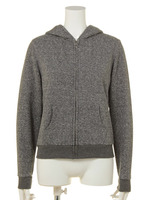 【Planet blue world】ベーシック裏毛パーカー/グレー