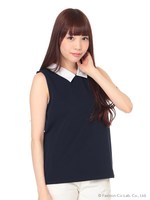 衿付ノースリプルオーバー/オフ