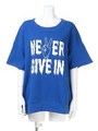 NEVERGIVEIN半袖スウェットプル/シロ
