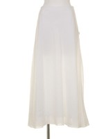 【BED&BREAKFAST】LINEN CHAMBRAY Skirt/WHITE