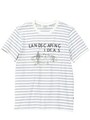 【GELATO PIQUE HOMME】グラデーションペイントTシャツ/WHT