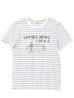 【GELATO PIQUE HOMME】グラデーションペイントTシャツ/WHT