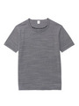 シルケットスラブプルTシャツ/ブルー系(094)