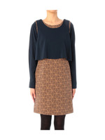 スクランブルラインワンピース/ネイビー系(493)