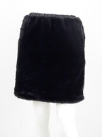 フェイクファースカート/BK