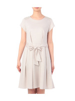 ミラノリブプリーツワンピース/イエロー(032)