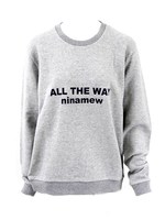 ユニセックスロゴ   トレーナー/GY