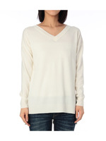 変形裾オフボディニット/オフホワイト(003)