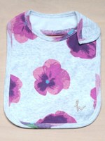 【COTTON CANDY】シリーズ すみれプリント スタイ/ピンク