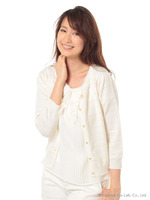 インナーフロントリボンBLマルチボーダーE/S/サックス