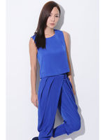 【OU】サイドファスナーTOP/BLACK