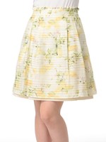 シアーレモン柄リバーシブルSK　1/シロ