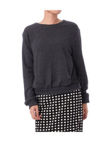 トビ裏毛コンビカットソー/ダークグレー(013)