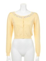 リッチビジューカーデ/YEL