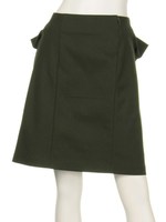 リボンスカート/BLK