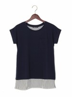 【ヒルナンデスご紹介商品】レイヤードチュニック/T/オフホワイト