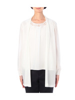 ロング丈シアーニットカーディガン/ダークオリーブ(029)