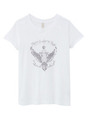 [L]シンメトリーイーグルTシャツ/ホワイト(001)
