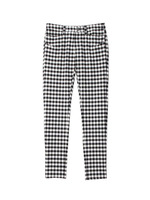 [L]起毛チェックパンツ/ブラック(219)