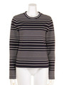 【GREED】STRETCH RANDOM STRIPE Short Top/NAVY