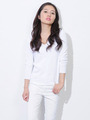 クールムーンVネックニットTOP/BLACK