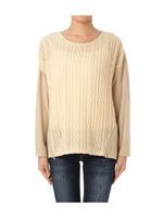 ケーブル切り替えジッププルオーバー/ネイビー系(093)